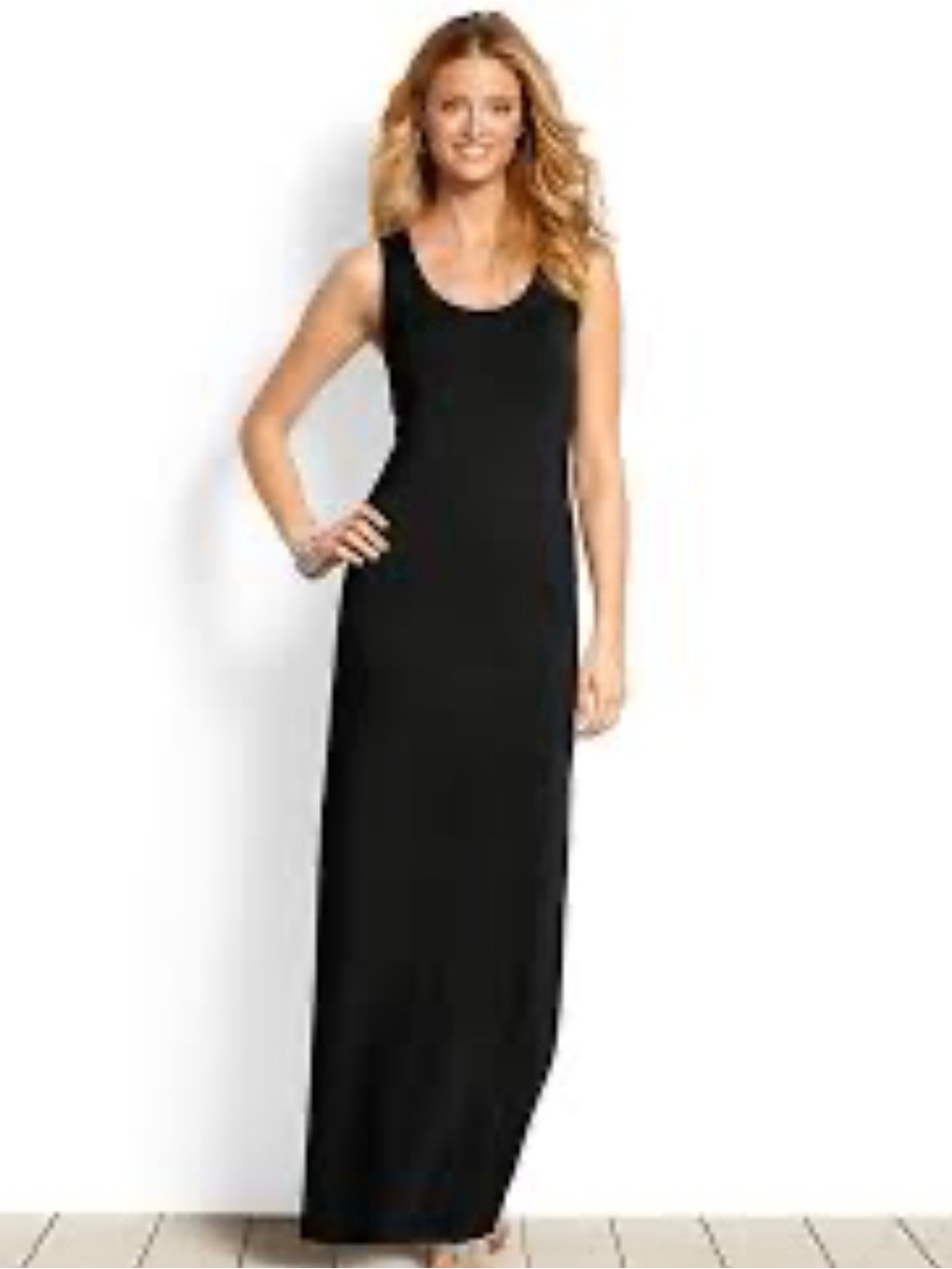 Tommy Bahama Black Sleeveless Maxi Dress